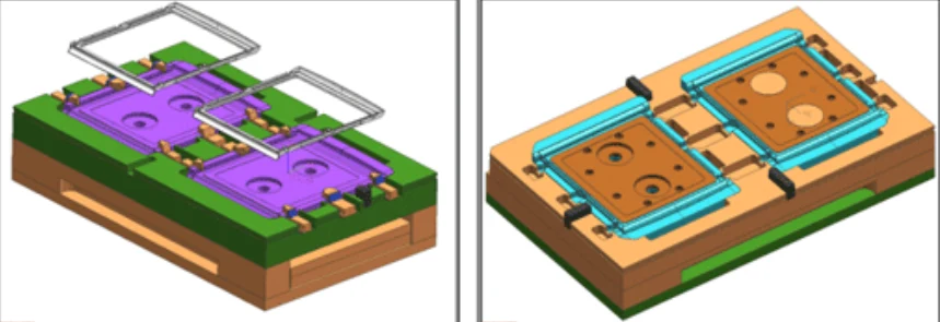 Glass insert mold