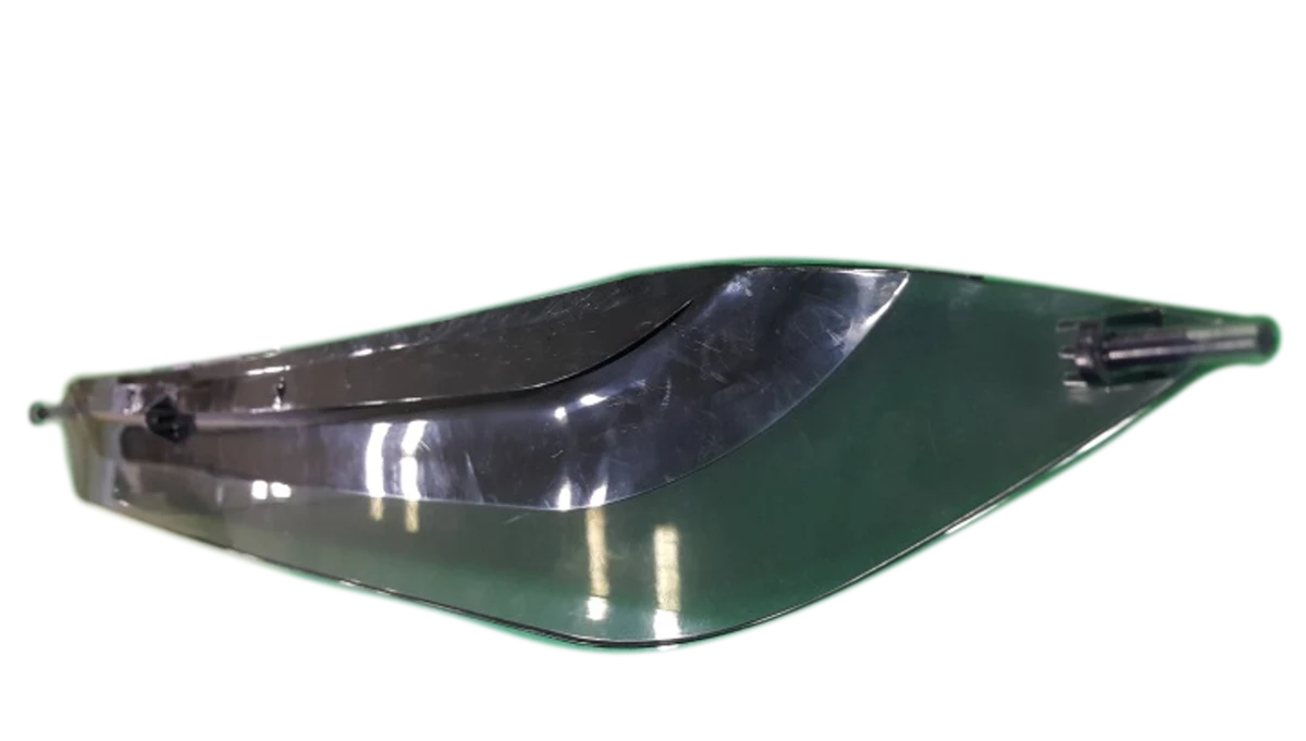Transparent and opaque GPPS part